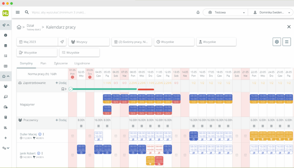rejestracja czasu pracy online