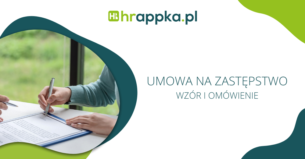 umowa na zastępstwo wzór