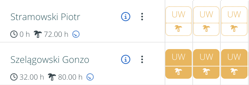 Ewidencja urlopów w systemie HRappka