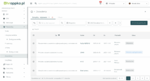 Lista zezwoleń - legalizacja