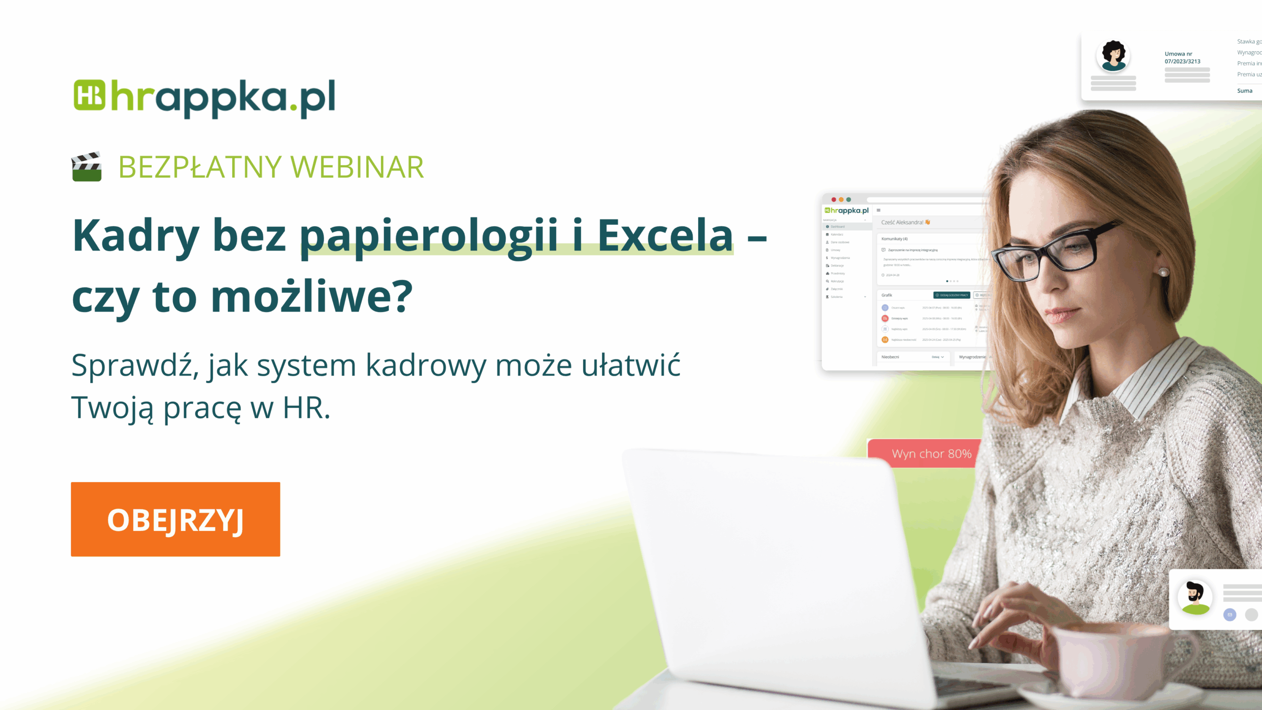 Webinar - Kadry bez papierologii i excela