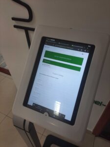 Kiosk do rejestracji kandydatów w agencji pracy